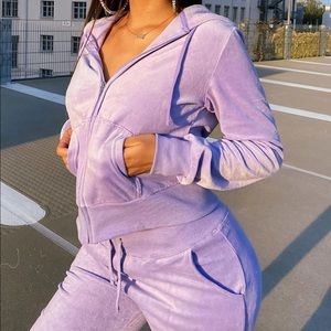 Fashion Nova “The Original Trendsetter Goddess Velour Set”